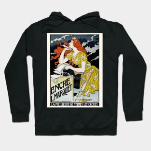 Encre L. Marquet France Vintage Poster 1892 Hoodie